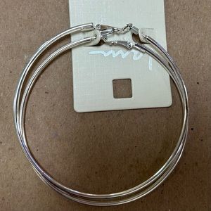 Round Hoop Earrings I am Brand